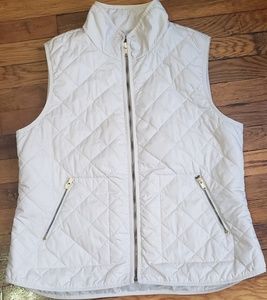 OldNavy: Ivory, lightweight barn vest